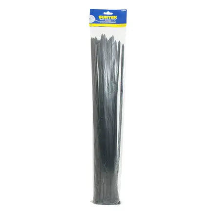 Cinchos plasticos 550 x 8.8 mm, tension 70 Kg de 50 piezas color negro Surtek 114232