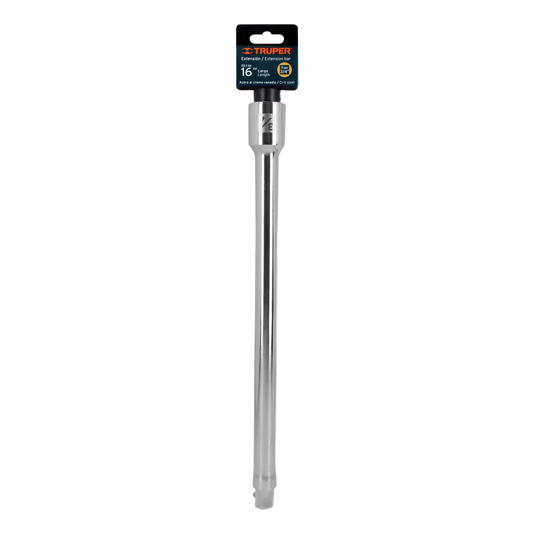 Extensión 16 matraca, para dados  3/4 E-5663 Truper 13906