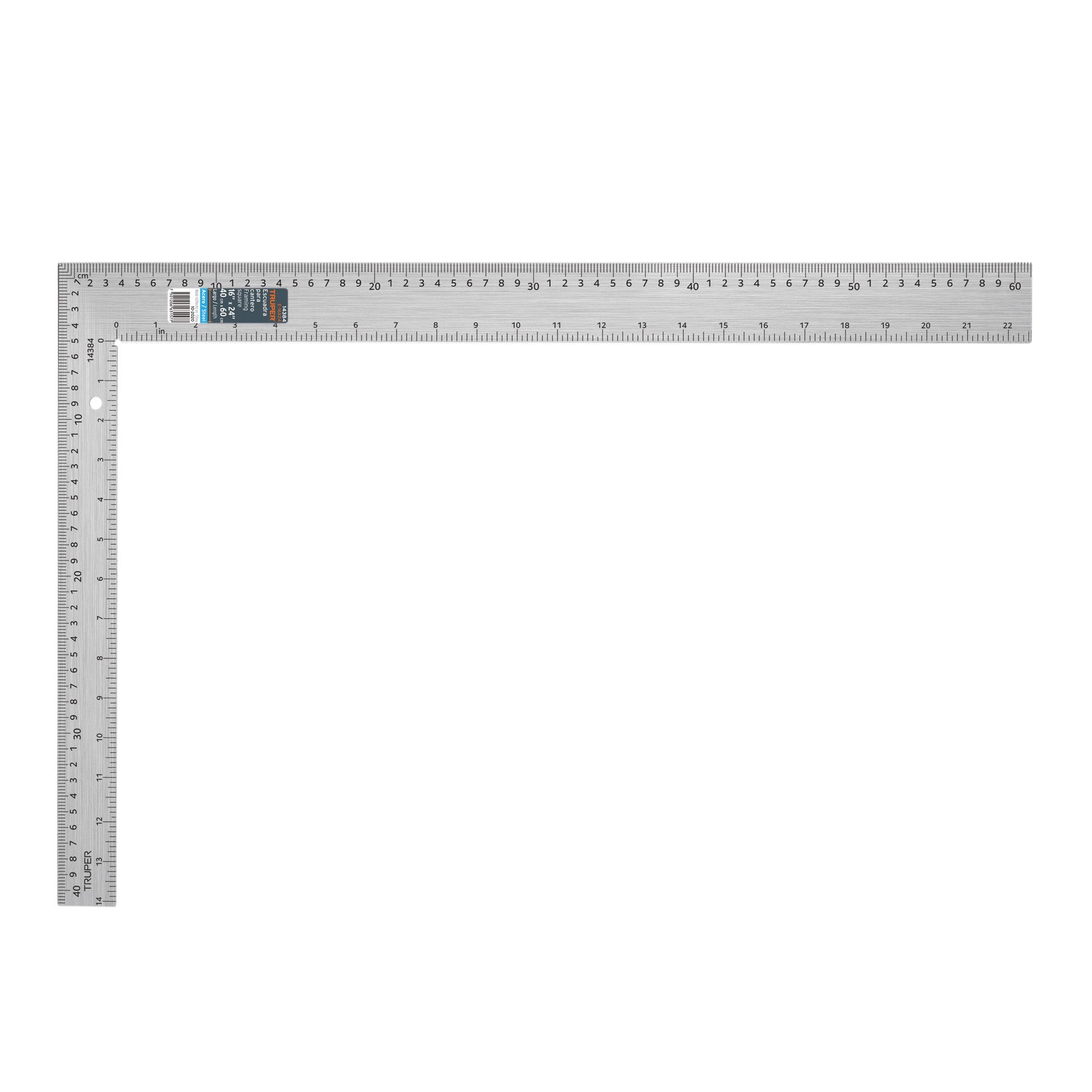 Escuadra 16x24 de acero para cantero, Truper E-16X24 Truper 14384