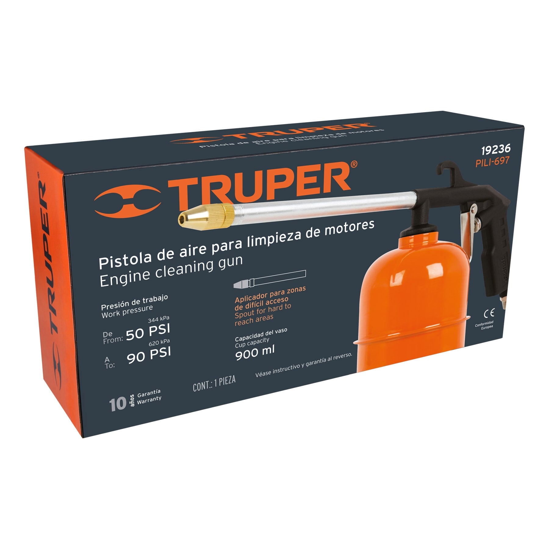 Pistola para limpieza de motores PILI-697 Truper 19236