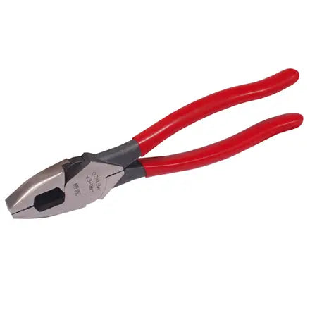 Pinza electricista mango rubber grip 8 1/2 alta palanca Urrea 268GHL