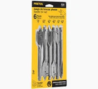Juego De Brocas Planas De Manita 6 Piezas Pretul J-BPP-6 28108