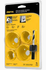 Juego De 7 Bocasierras Acero Al Carbono Y Mandril KIT-8P 29100