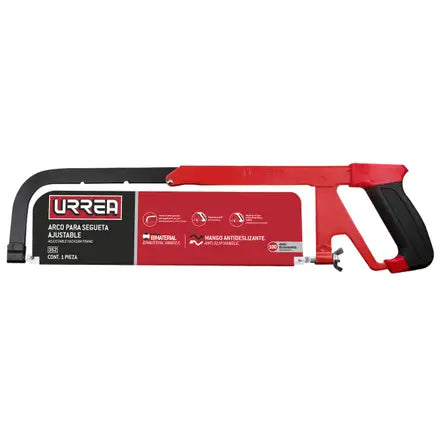 Arco de segueta ajustable con mango bimaterial Urrea 352