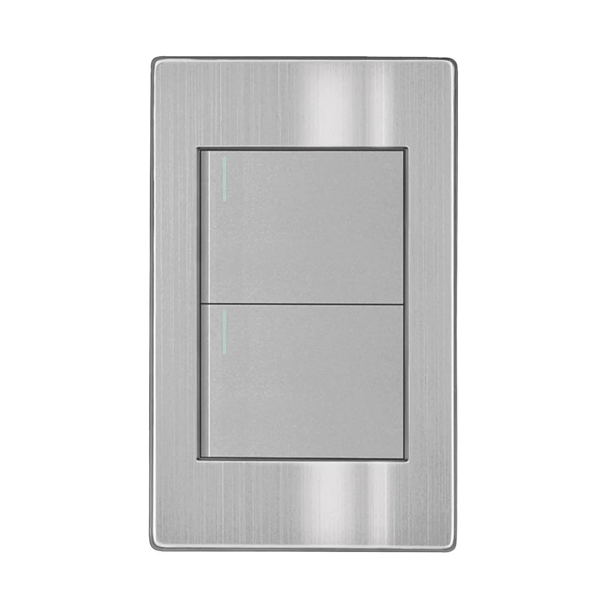Placa 2 apagadores ARLITE