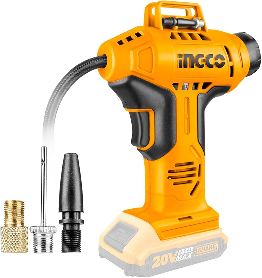 Compresor de aire de 20V hasta 150 PSI Bateria iones de Litio CACLI2001
