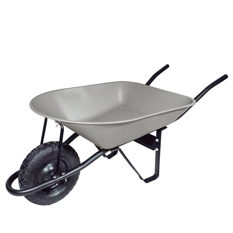 Carretilla bastidor metalico 45 ft llanta neumatica reforzada 4 capas