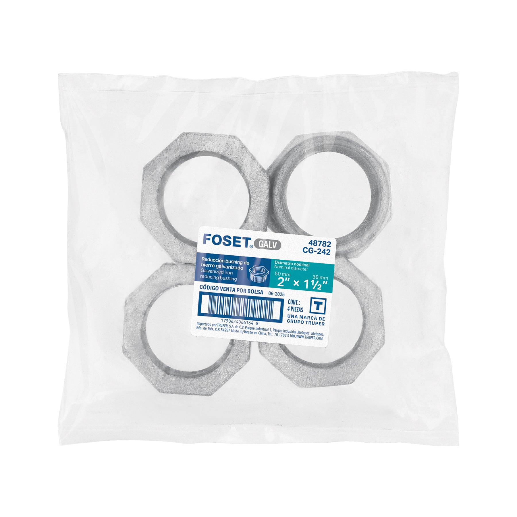 Reduccion Bushing De 2 A 1 1/2 48782  CG-242