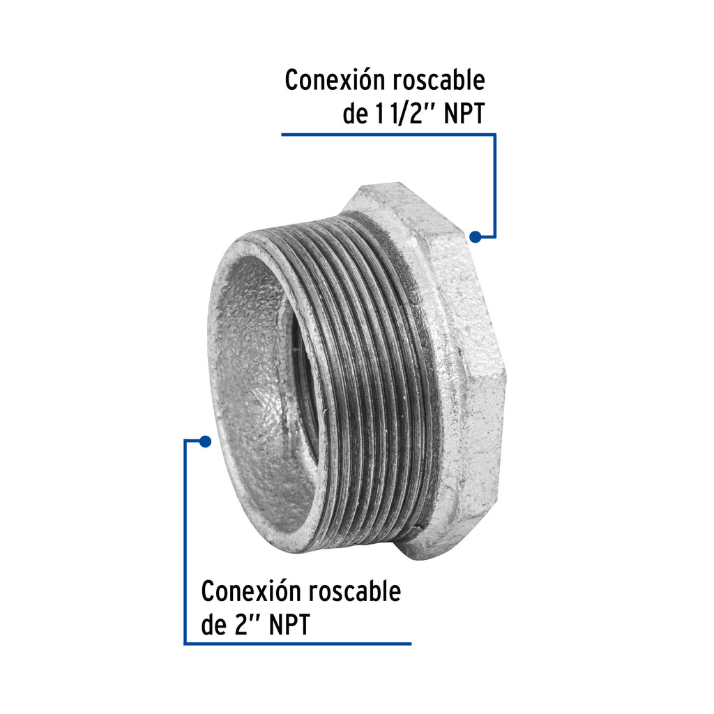 Reduccion Bushing De 2 A 1 1/2 48782  CG-242