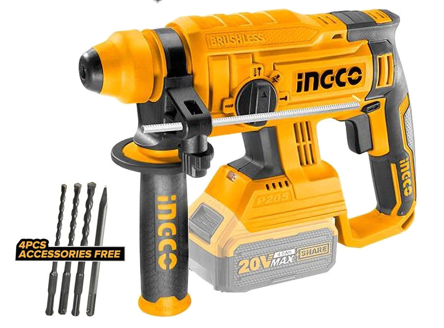 Rotomartillo SDS Plus  1.5 jouls Incluye tres brocas y un cincel No incluye bataeria cargador CRHLI2201