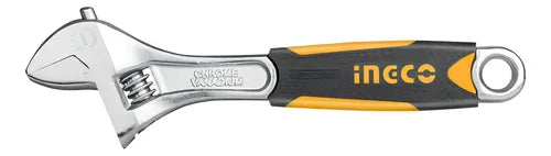Llave ajustable de 8 (200 mm) con mango suave de 2 tonos Ingco HADW131088