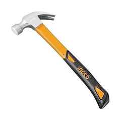Martillo de orejas forjado en estampa, mango de fibra de vidrio de 20 oz/560 g Ingco HCH80820