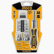 Destornillador juego 24pcs c puntas intercambiables ingco HKSDB0248