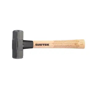 Marro octagonal cabeza forjada con mango largo de madera de 4 lb Surtek MARR4