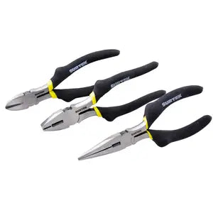 Juego pinzas para electricista 3 pzas Surtek P01