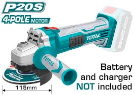 Mini esmeriladora de 4 1/2 a bateria de 20V Total TAGLI1151