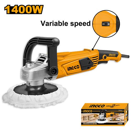 Pulidora 7 1400W 1500-4500 RPM Ingco UAP14008