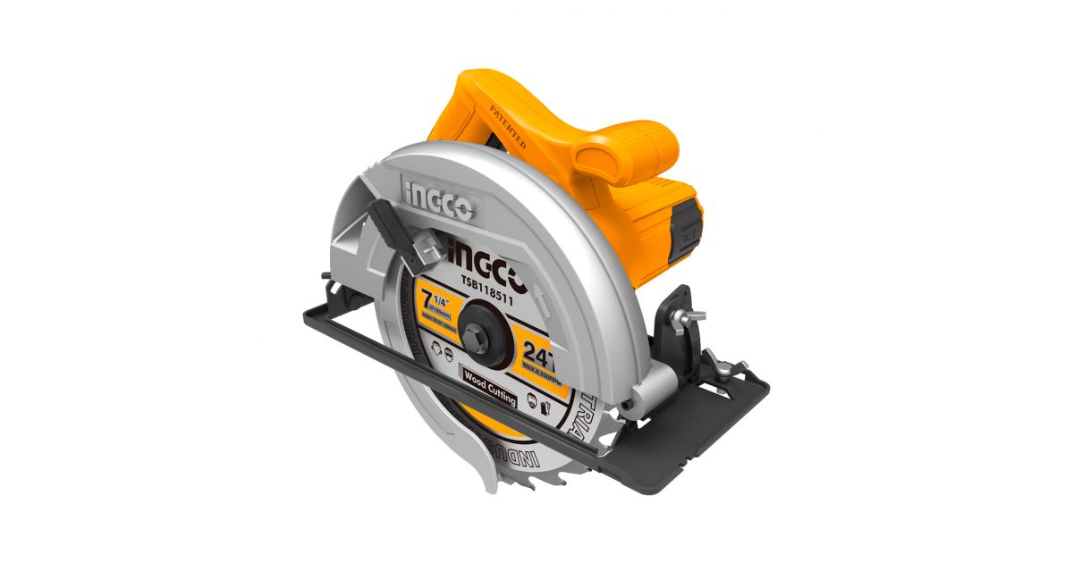 Sierra circular de 7 1/4    110-120 diametro disco 7 1/4 x 0.787 Ingco UCS18538
