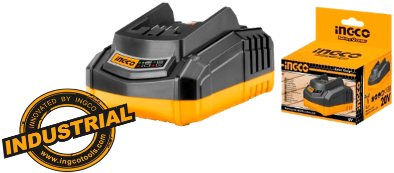 Cargador para baterias inteligente de 20V, 110V-120V - 50/60 HZ Ingco UFCLI2001